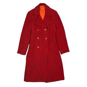Vintage 1950s Princess Coat Corduroy Cotton XS Extra Small